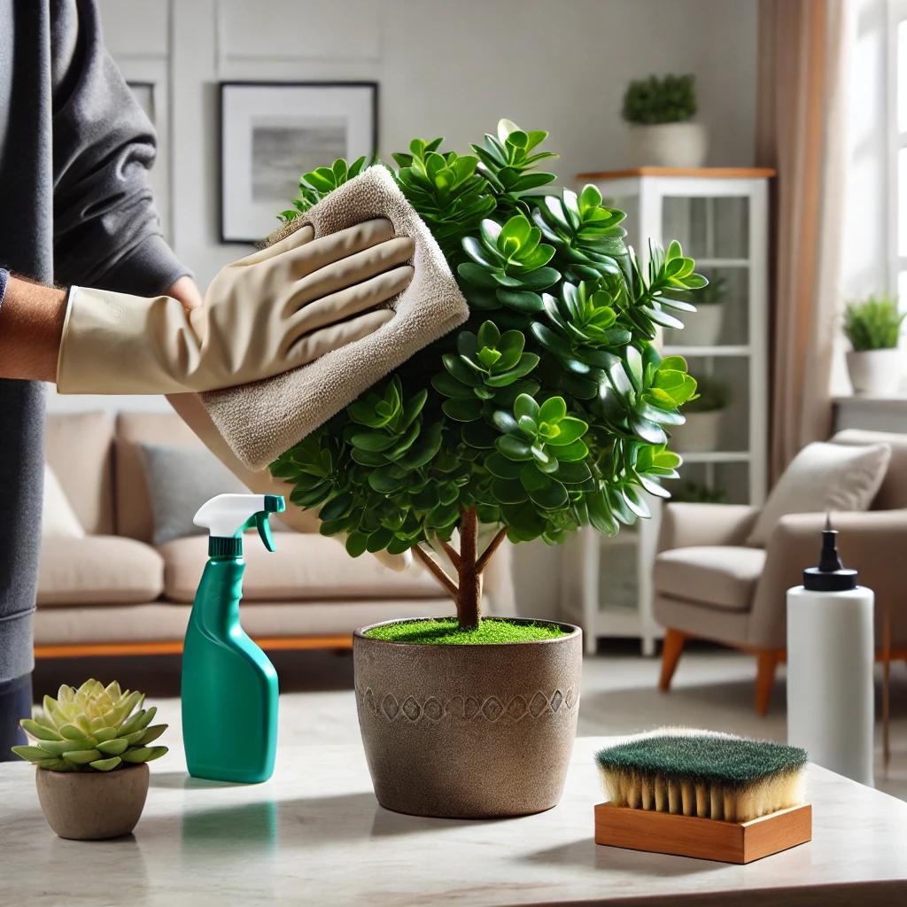 cleaning of artificial plants